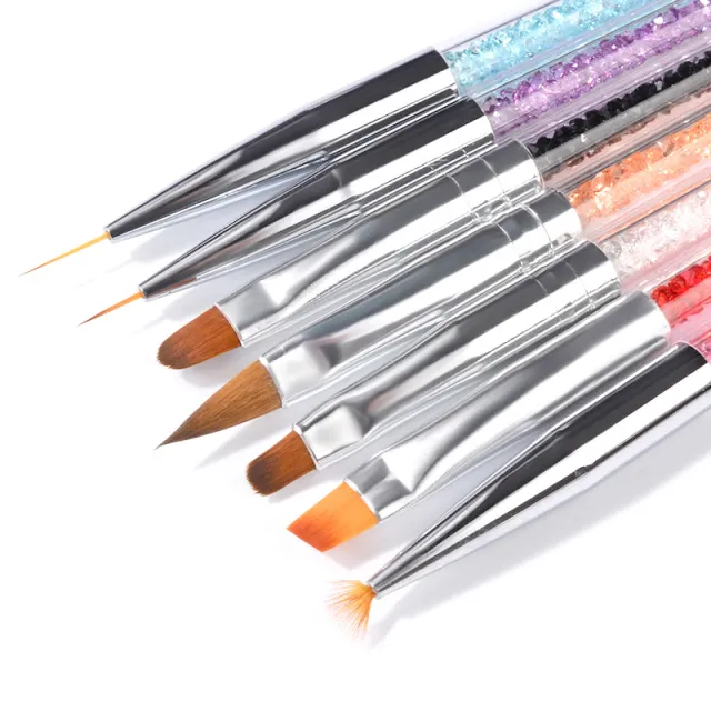Nail tools nail Crystal with Diamond cable pen 7 pack 7Pcs Set - Shop at LoveMi
