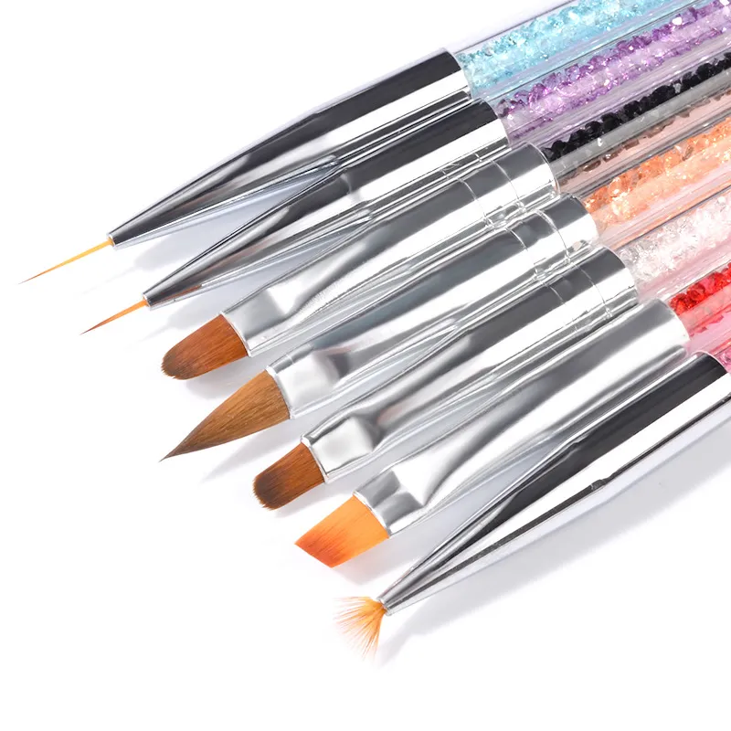 Nail tools nail Crystal with Diamond cable pen 7 pack - 7Pcs Set