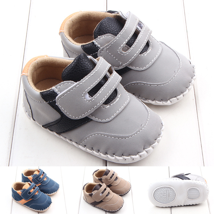 Hand-stitched frosted toddler shoes