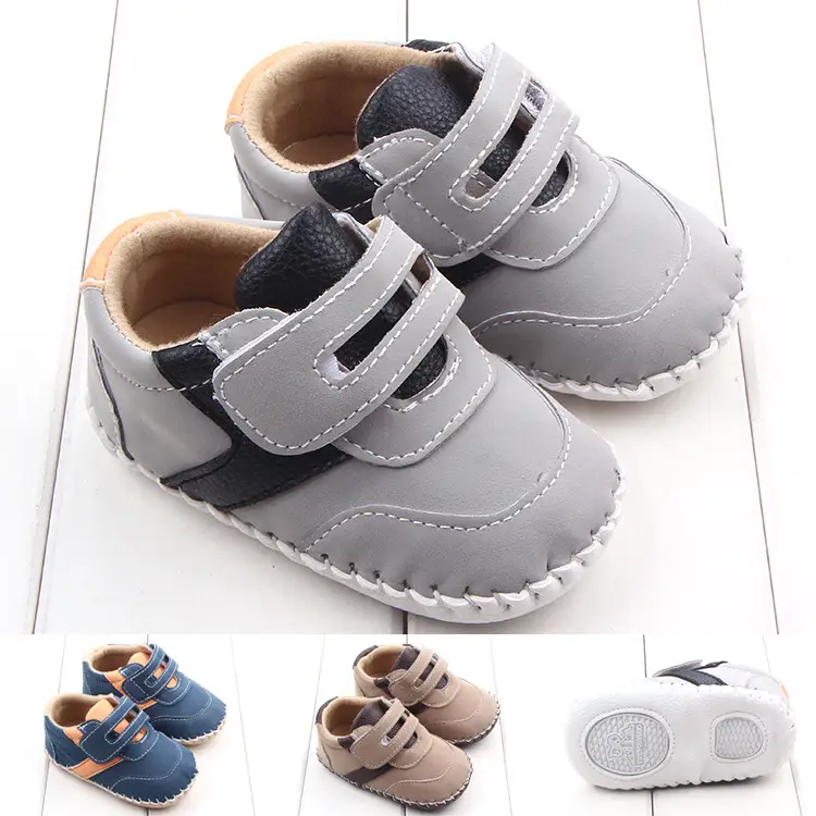 Hand-stitched frosted toddler shoes