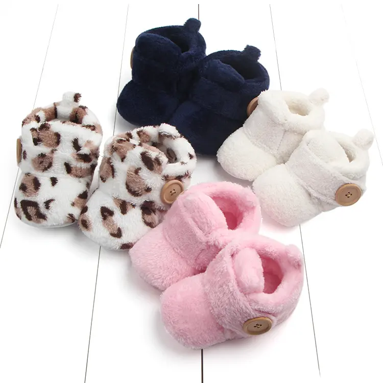 Velcro Baby Shoes Soft Soled Walking