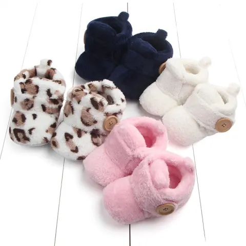 Velcro Baby Shoes Soft Soled Walking