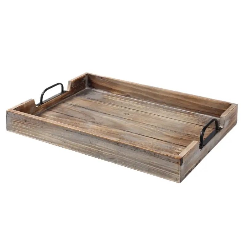 Chinese Style Wooden Tray In Stock Domestic Japanese Solid Wood Dining Plate Hotel Fruit Plate Customized Wooden Tray