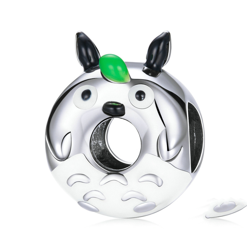 Cute Bear S925 Sterling Silver Beads Silver Jewelry
