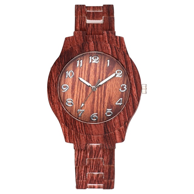 New imitation wood shell coconut shell watch