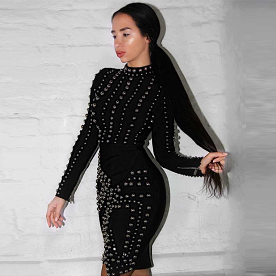 Women's long sleeve tight dress