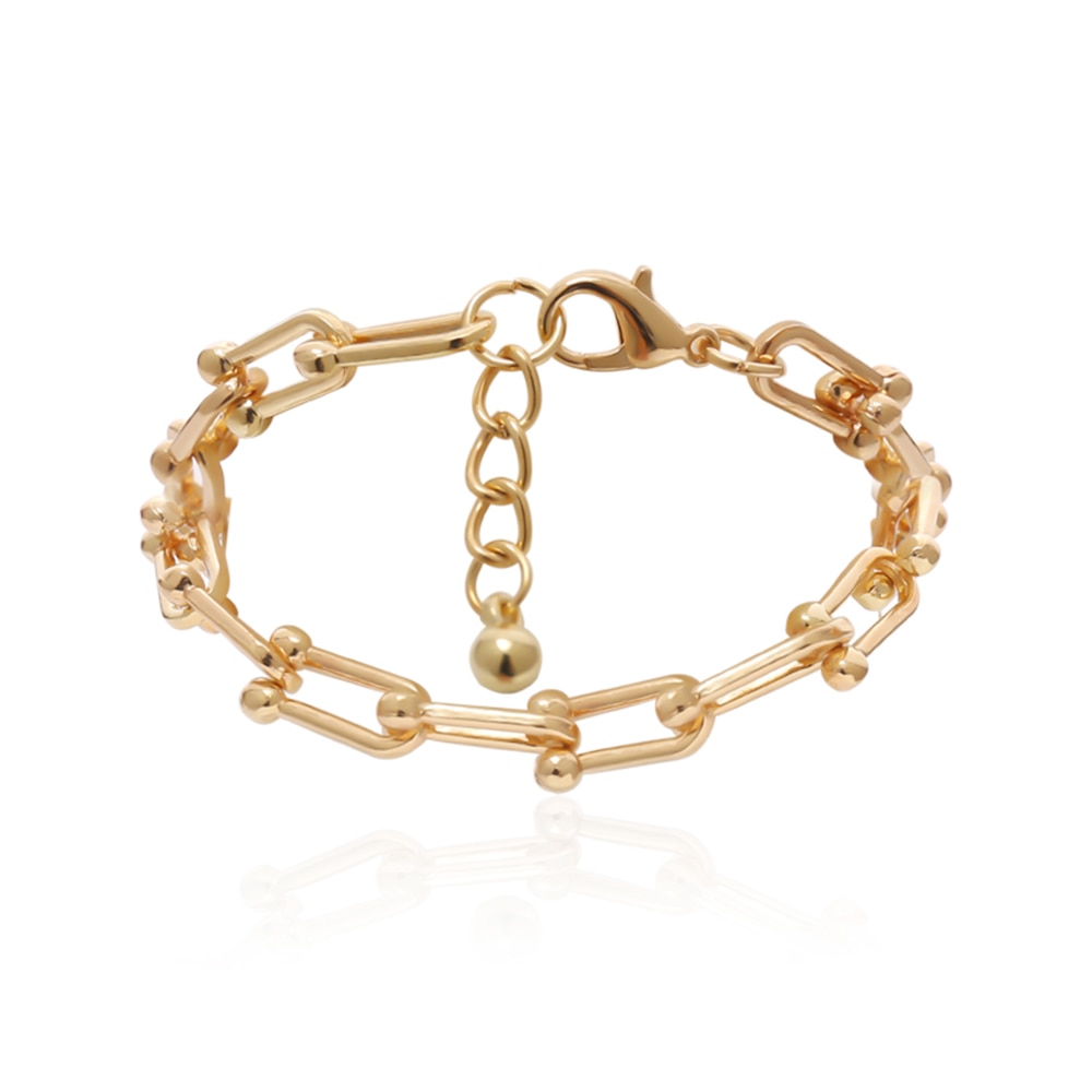 Horseshoe Buckle Chain Short Necklace Clavicle Chain