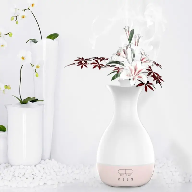 200ML Ultrasonic Air Humidifier Flower Arrangement Aroma