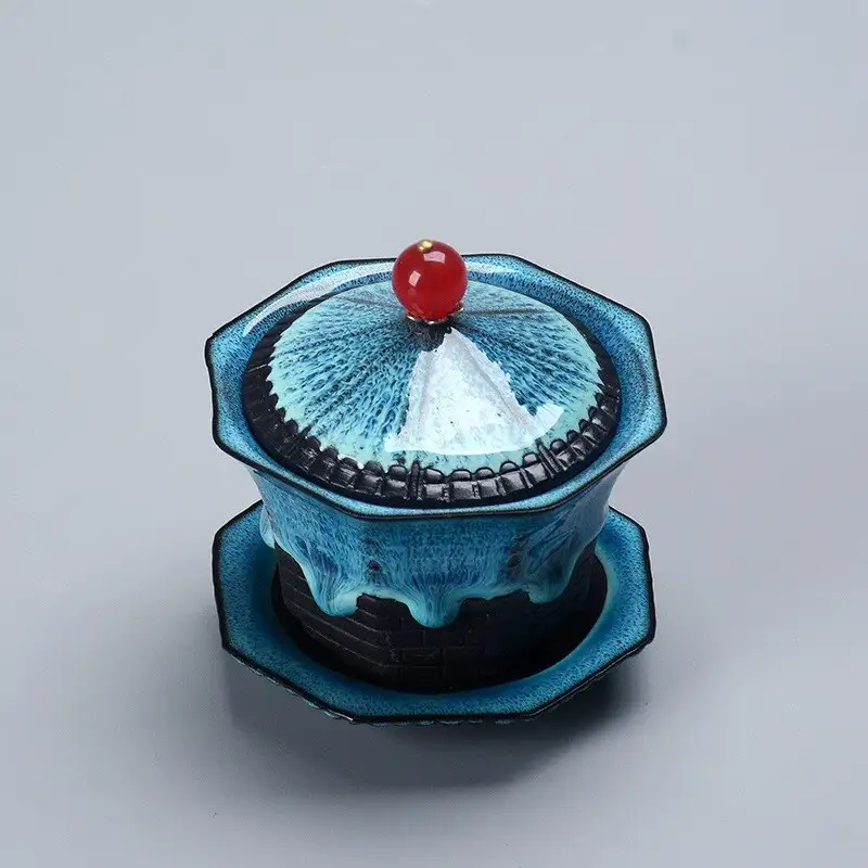Creative Ceramic Tea Set Porcelain Teapot Teacups Trays Teaware Portable Travel Drinkware