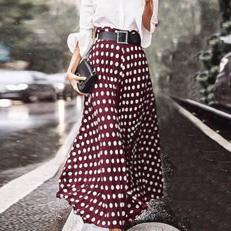 A word high waist slim skirt