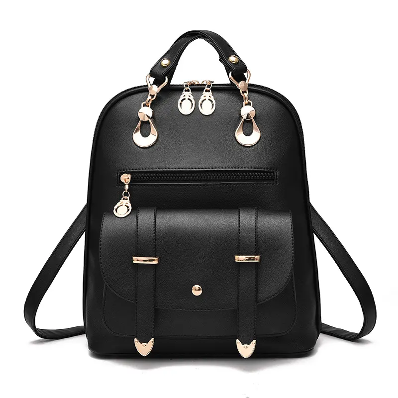 Female Bag Fashion PU Leather Dual-use Backpack