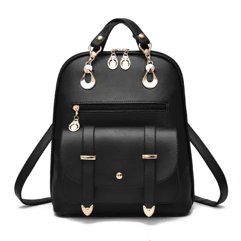 Female Bag Fashion PU Leather Dual-use Backpack