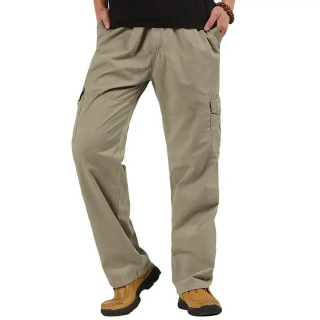 Men's casual plus size trousers big bag casual pants
