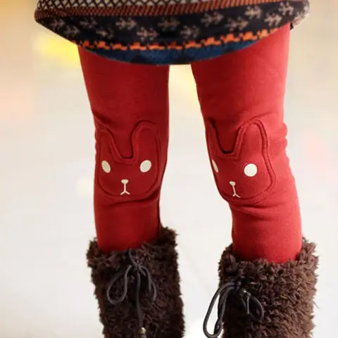 Embroidered Stretch Padded and Velvet Leggings