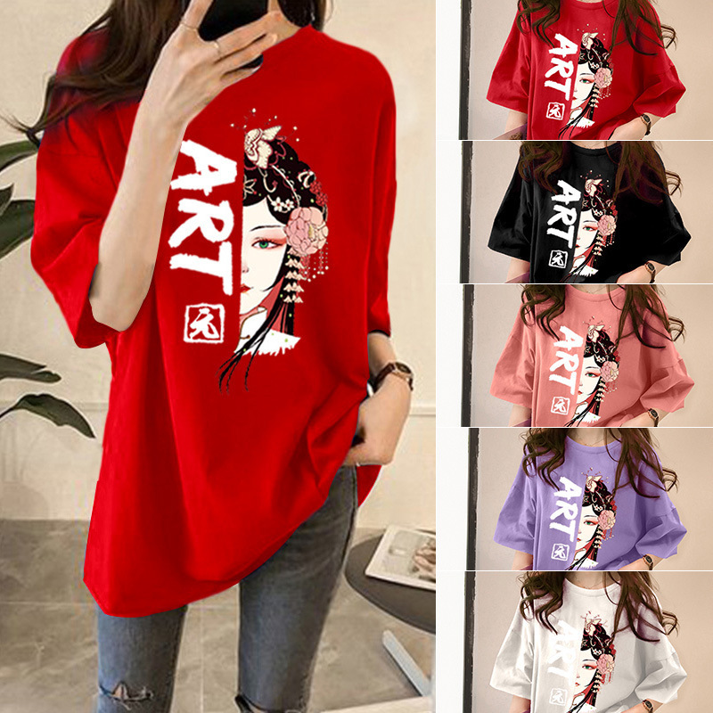 Hong Kong style short-sleeved T-shirt female net red