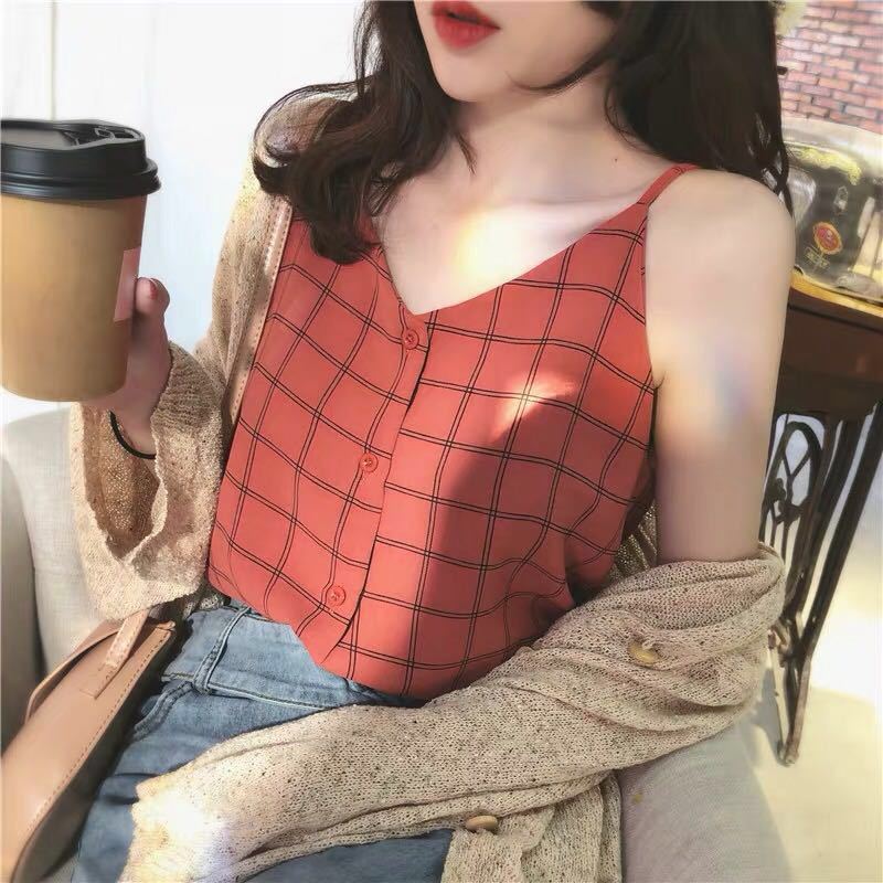 Summer bottoming sleeveless Korean style small sling