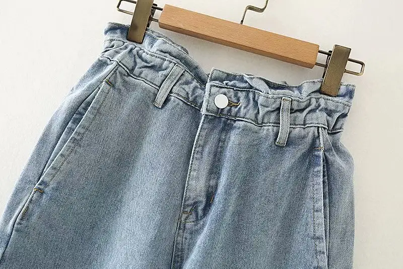 Men's Omfortable Ladies High Waist Casual Jeans