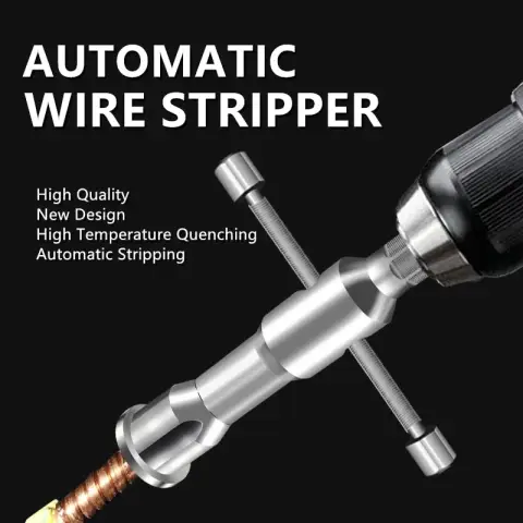Electrician Automatic Wire Stripper Twisted Tool Quick Line Cable