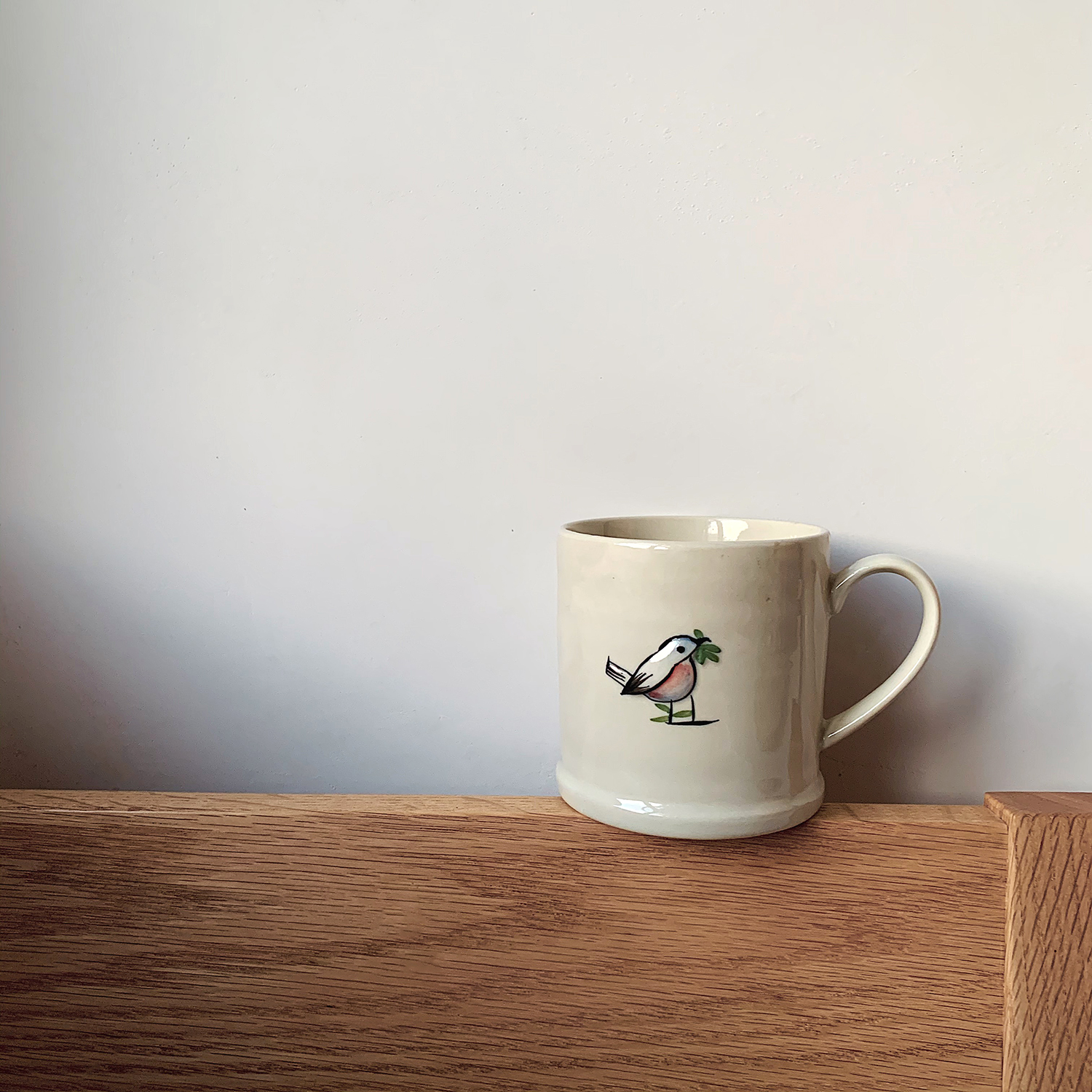 Time Olive Bird Mug Ceramic Breakfast Milk Cup