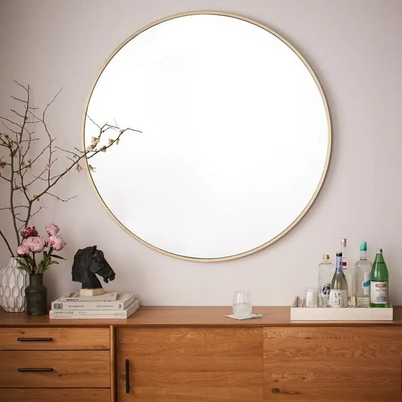 Bathroom wall mirror hanging decorative