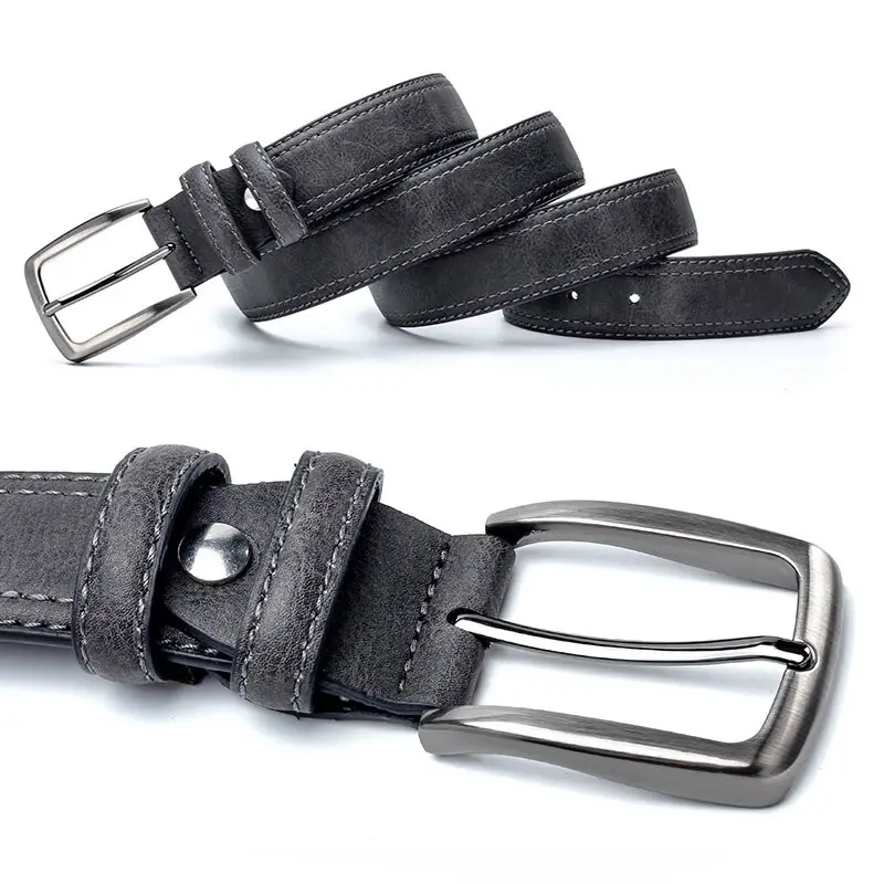 Men Vintage Belts For Jeans Luxury Split