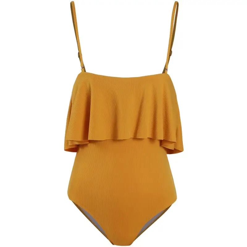 Women's swimsuit with tube top one-piece triangle sling