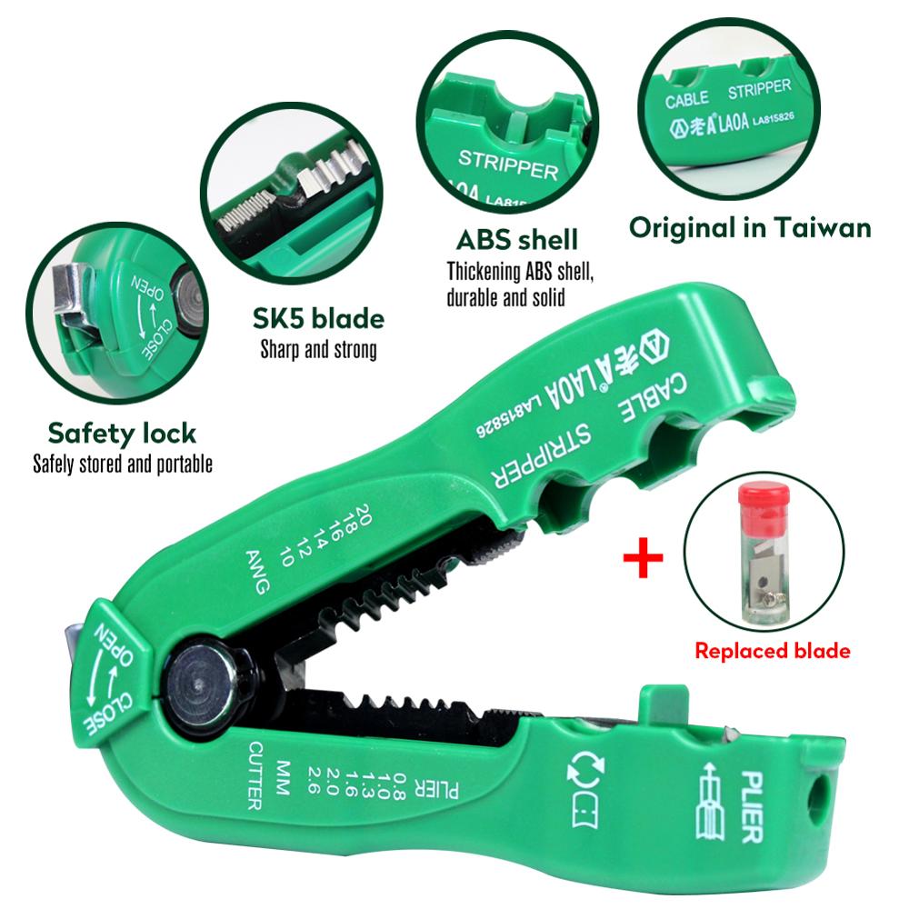 Multifunctional palmtop wire stripper wire stripper