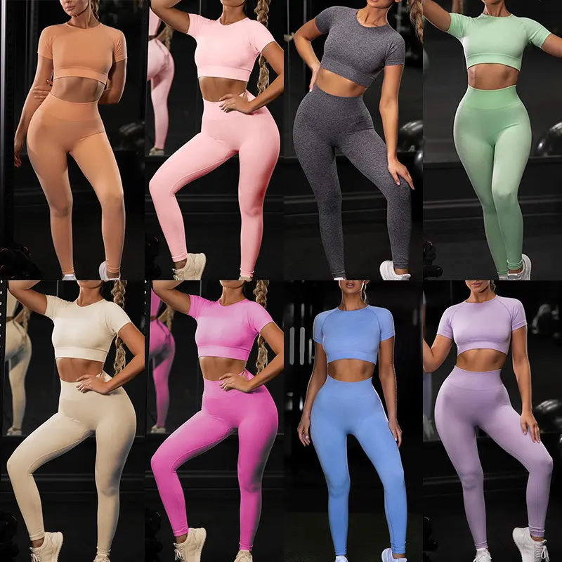 Women Fitness Active Gym Seamless Botee Yoga Set