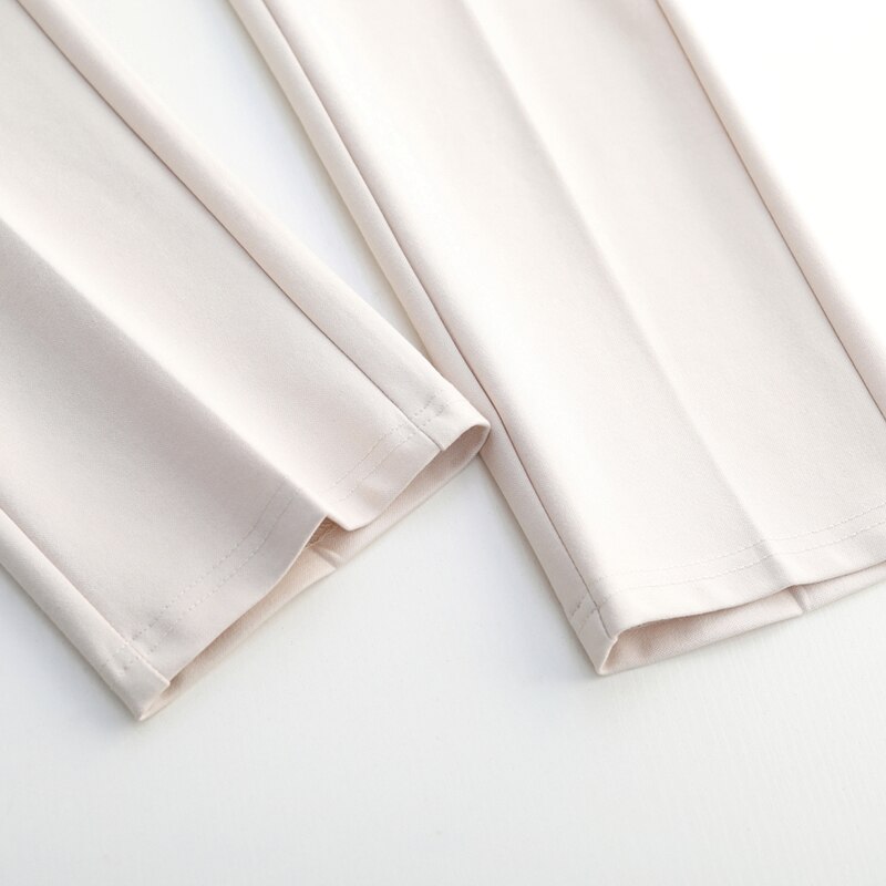 New Spring And Autumn High Waist Thin Pipe Pants