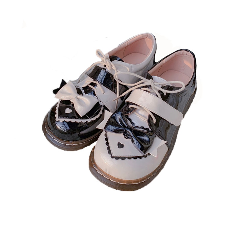 Student Big Head Mandarin Duck Single Shoe Low Heel