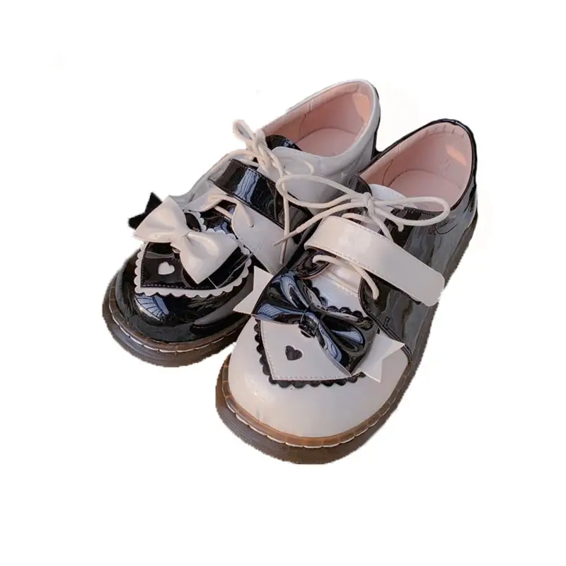 Student Big Head Mandarin Duck Single Shoe Low Heel