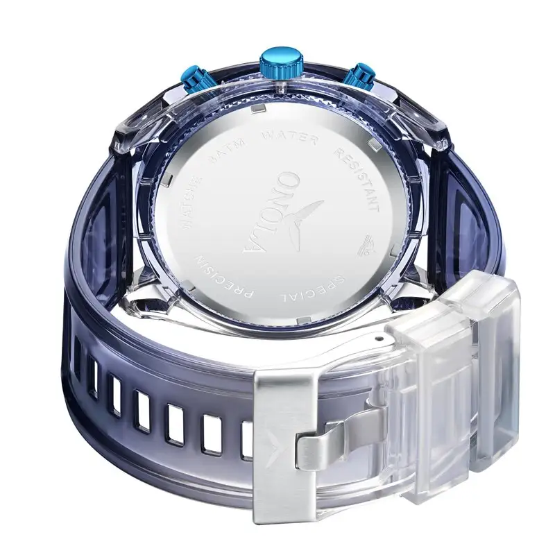 Plastic Ladies And Men Waterproof Tape Quartz Watch