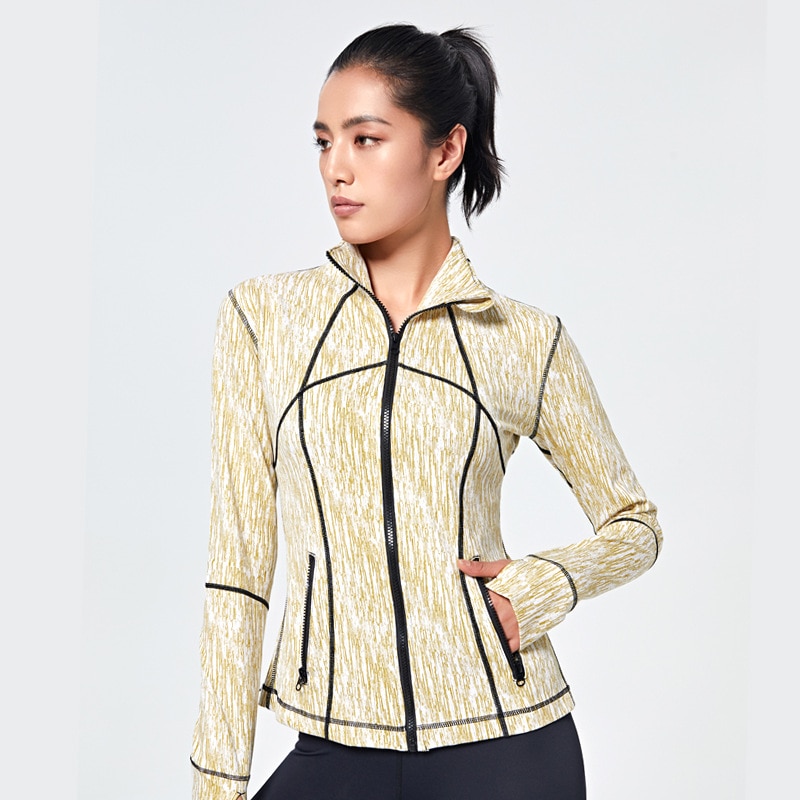 Breathable Fit Long Sleeve RunningFitness Yoga Suit