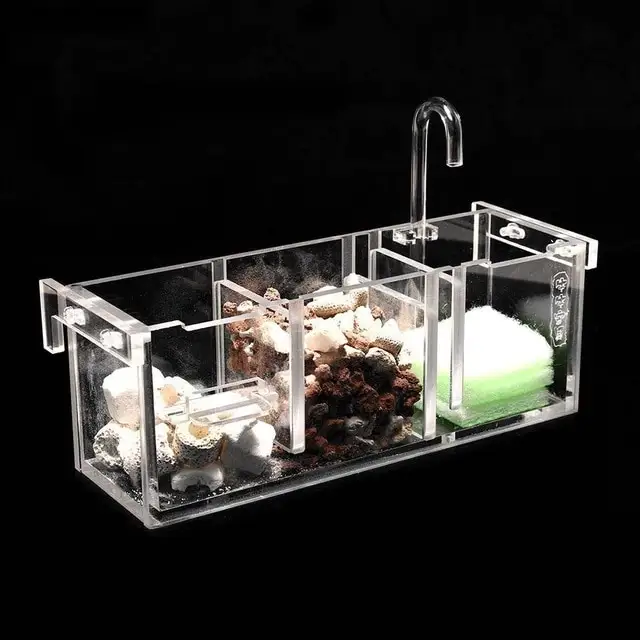 Put The Wet Filter Box On To Separate Fish Tank — 3Box / No water pump