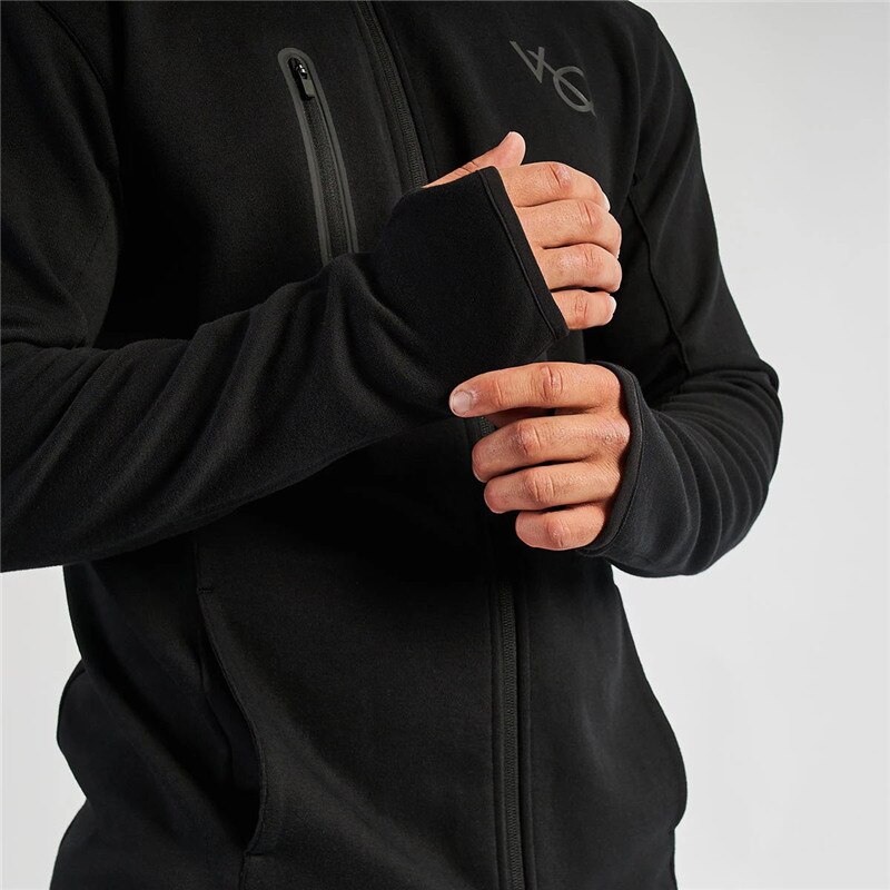 Sports And Leisure Men's Hooded Sweater And Pants Suit