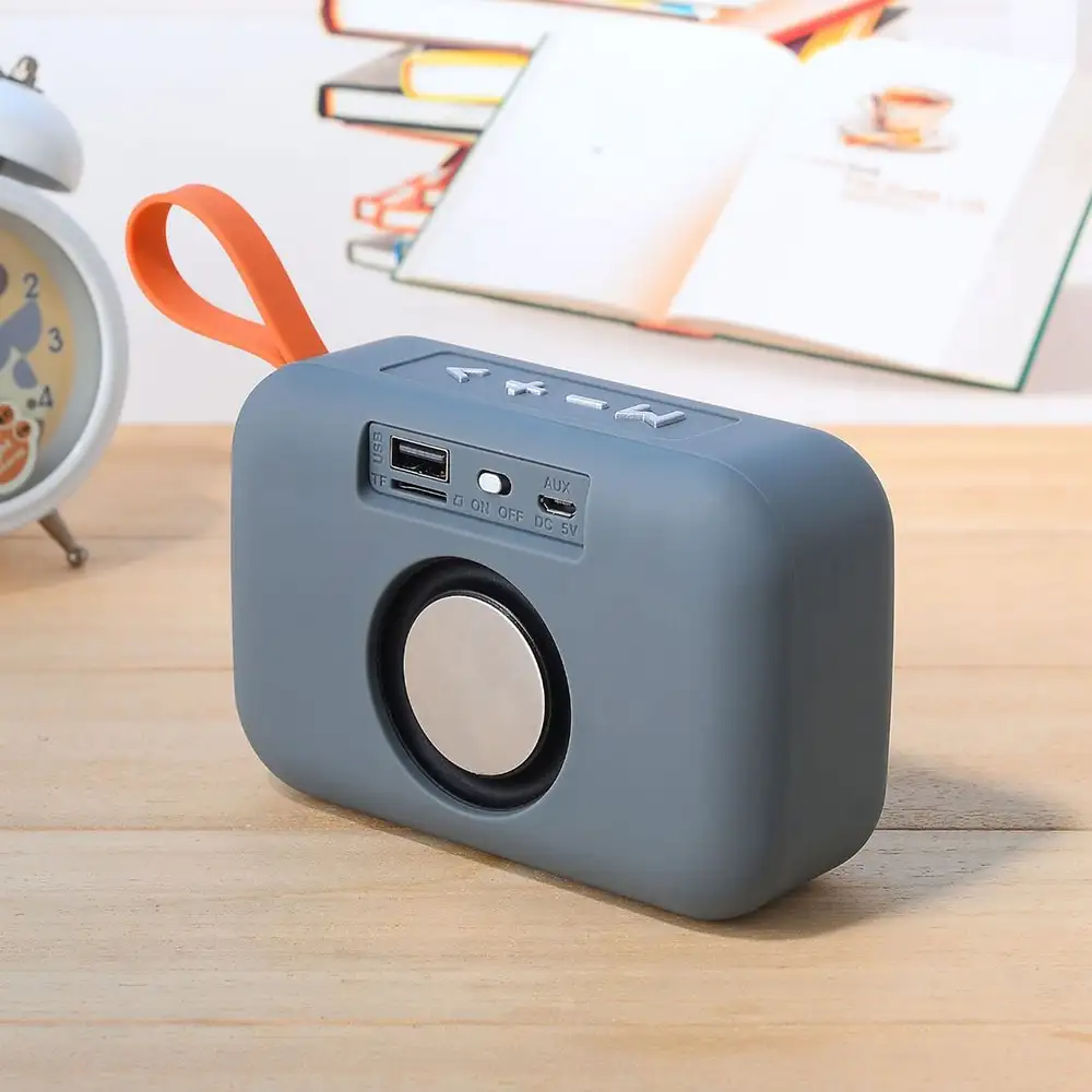 Portable Bluetooth Speaker with FM Radio and Hands-Free Calling