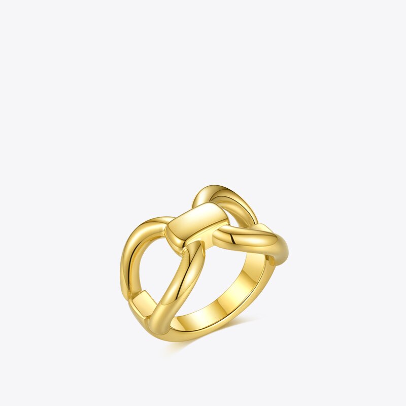 Figure 8 Titanium Steel 18K Hollow Gold Ring Bow Ring