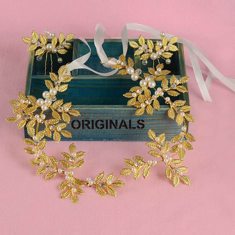 Handmade Pearl Retro Wedding Headband Accessories — foto 5