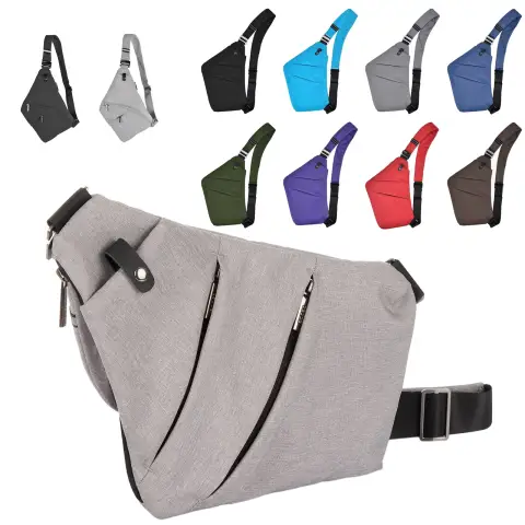Canvas Chest Bags for Men and Women Across One