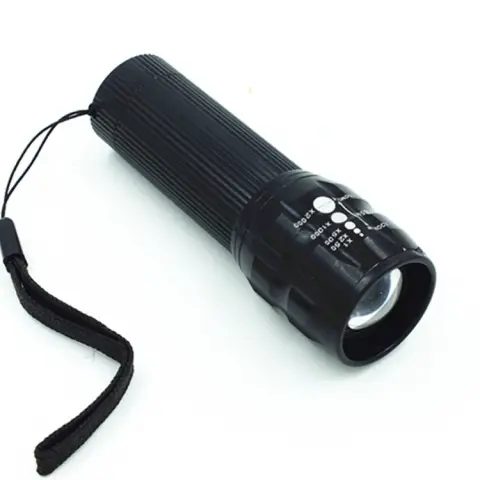 Led Flashlight Dimming Telescopic Mini