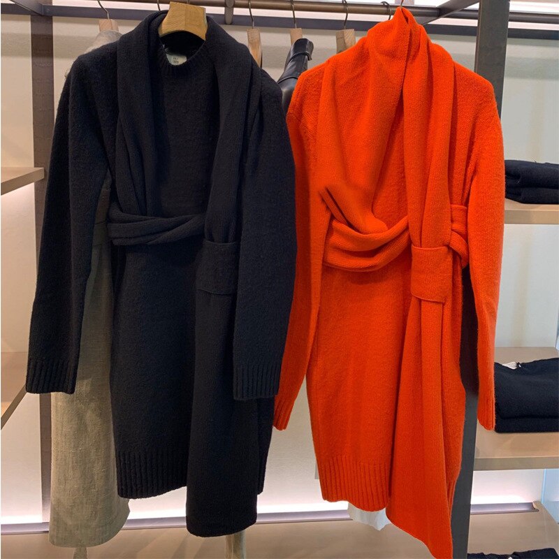 Waist Length and Medium Length Style Pullover Dress