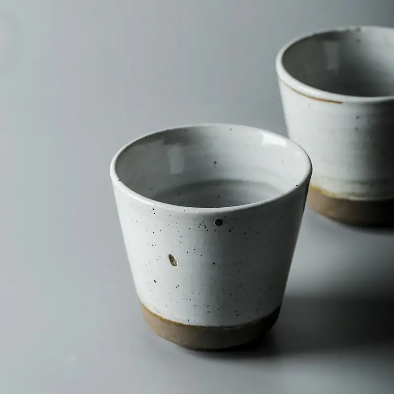 Handmade stoneware cup retro personality tea cup art cup