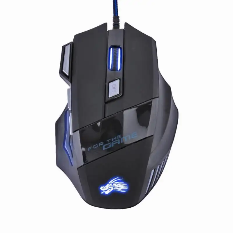 Wired Gaming Mouse 5500DPI 7-Color LED Backlight