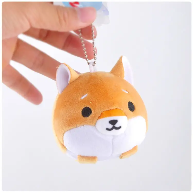 Cartoon Plush Shiba Inu Doll Pendant Keychain