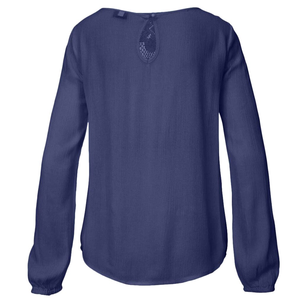 New Lace Stitching Long Sleeve Women's Clothing