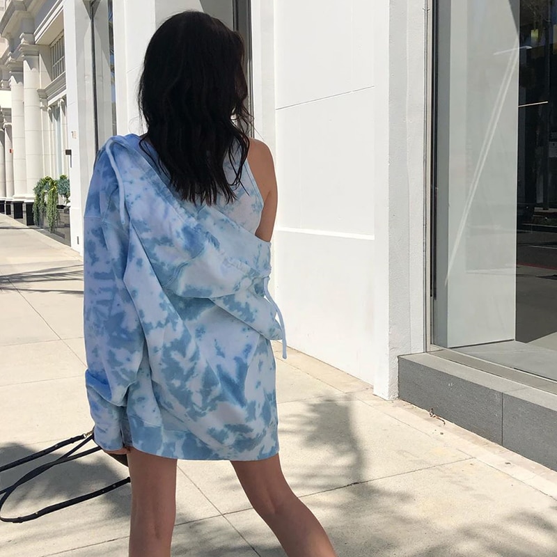 Summer Leisure Two-piece Tie-dye Vest Shorts Suit