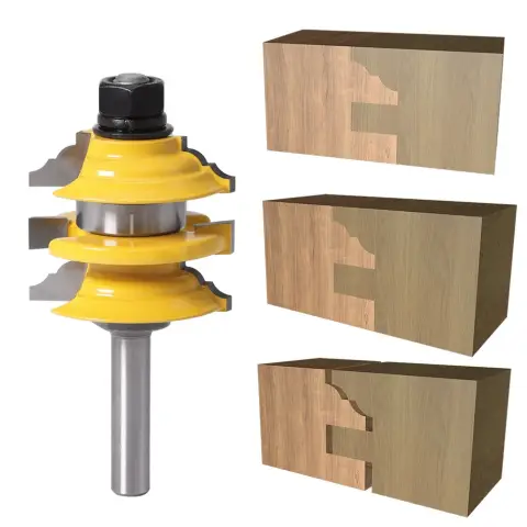 Single 8mm Shank Mortise Joint Cutter Woodworking Milling Engraving