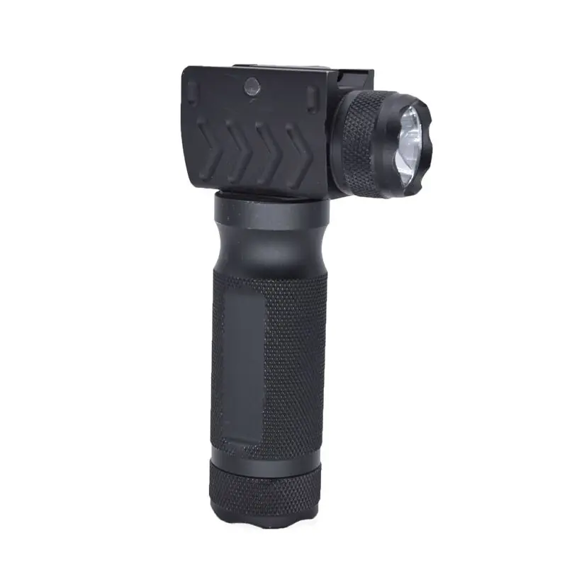 Handheld Tactical Flashlight Red Laser Integrated 20mm Wide Bracket