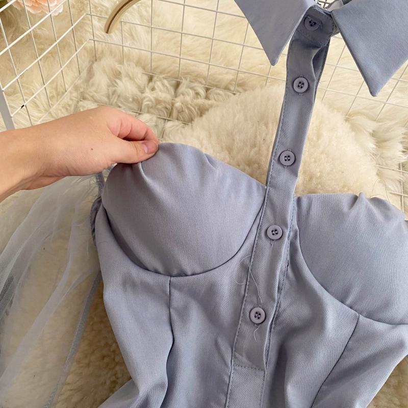 Hepburn Style Design Halterneck Sexy Dress