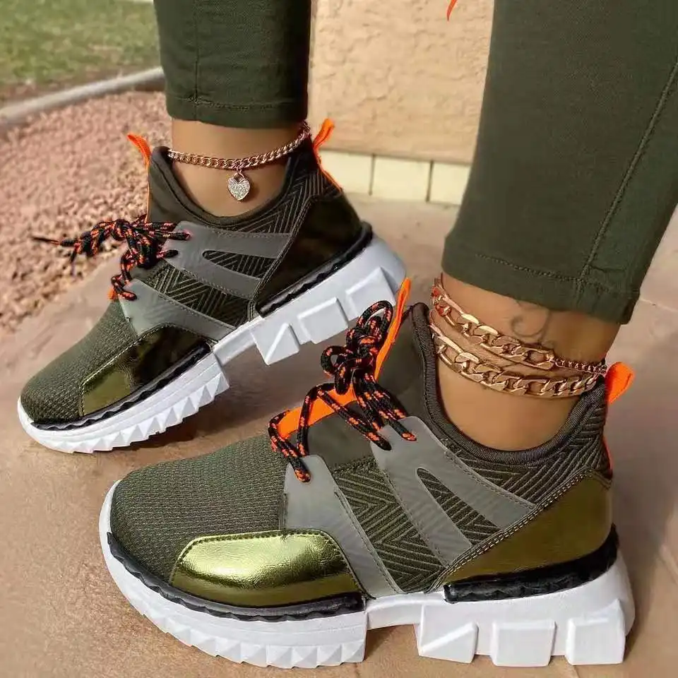 Large Size Color Matching New Single Shoes Women's Shoes
